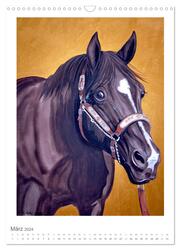 Das Pferd - Das Kunstwerk (Wandkalender 2024 DIN A3 hoch), CALVENDO Monatskalender - Abbildung 5