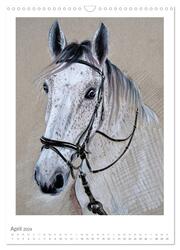 Das Pferd - Das Kunstwerk (Wandkalender 2024 DIN A3 hoch), CALVENDO Monatskalender - Abbildung 6