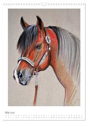 Das Pferd - Das Kunstwerk (Wandkalender 2024 DIN A3 hoch), CALVENDO Monatskalender - Abbildung 7