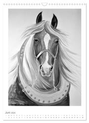 Das Pferd - Das Kunstwerk (Wandkalender 2024 DIN A3 hoch), CALVENDO Monatskalender - Abbildung 8
