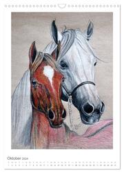 Das Pferd - Das Kunstwerk (Wandkalender 2024 DIN A3 hoch), CALVENDO Monatskalender - Abbildung 12