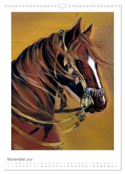 Das Pferd - Das Kunstwerk (Wandkalender 2024 DIN A3 hoch), CALVENDO Monatskalender - Abbildung 13