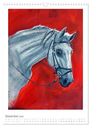 Das Pferd - Das Kunstwerk (Wandkalender 2024 DIN A3 hoch), CALVENDO Monatskalender - Abbildung 14