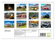 Historische und moderne Busse (Wandkalender 2024 DIN A4 quer), CALVENDO Monatskalender - Illustrationen 1