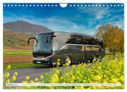 Historische und moderne Busse (Wandkalender 2024 DIN A4 quer), CALVENDO Monatskalender - Illustrationen 12
