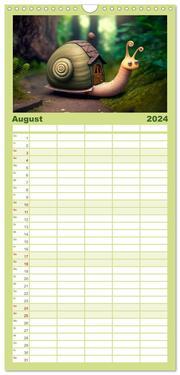 Familienplaner 2024 - Langsamkeit, die bezaubert. Das Jahr im Zeitlupentempo. mit 5 Spalten (Wandkalender, 21 x 45 cm) CALVENDO - Abbildung 9