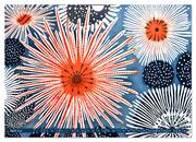 Linolwelt - Meeresbewohner und Kunst (Wandkalender 2024 DIN A4 quer), CALVENDO Monatskalender - Illustrationen 6