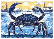 Linolwelt - Meeresbewohner und Kunst (Wandkalender 2024 DIN A4 quer), CALVENDO Monatskalender - Illustrationen 10