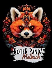 Schwarzes „Roter Panda Malbuch“.