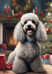 Weihnachten Notizbuch Hund Pudel Notizheft mit 55 Zitaten & Lebensweisheiten Lustiges Geschenk für Pudel Liebhaber Geschenkidee Pudelfreunde Hundemama Pudelfans Frauen Hundepapa