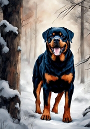 Hund Notizbuch Winterzeit Weihnachten Rottweiler mit 55 lustigen Motivationssprüchen Lebensweisheiten Hundeliebe Geschenk Rottie Hunde