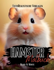 Hamster Malbuch „Fotorealistisch“. - Cover