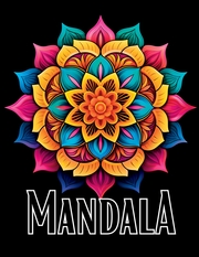 Schwarzes Mandala Malbuch - Cover