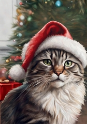 Katzen Notizheft Weihnachten Süßes Katze Notizbuch mit 55 Motivationssprüchen Leben und Katzenliebe Geschenkidee für Katzenliebhaber, Frauen, Teenager, Kinder zum Weihnachten, Wichtelgeschenk