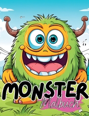 Malbuch Monster - Cover