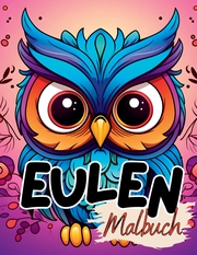 Eulen Malbuch - Cover