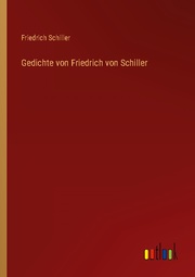 Gedichte von Friedrich von Schiller - Cover