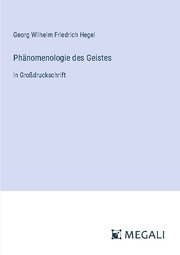 Phänomenologie des Geistes - Cover