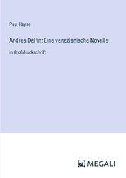 Andrea Delfin; Eine venezianische Novelle - Cover