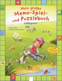 Mein großes Memo-Spiel- und Puzzlebuch: Lieblingstiere