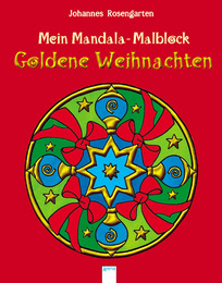 Mein Mandala-Malblock: Goldene Weihnachten