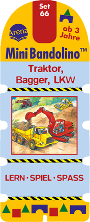 Mini Bandolino Set 66 - Traktor, Bagger, LKW