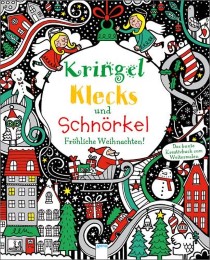 Kringel, Klecks und Schnörkel - Fröhliche Weihnachten! - Cover