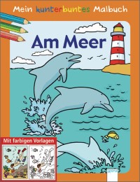 Mein kunterbuntes Malbuch - Am Meer - Cover