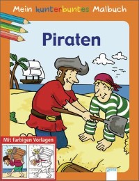 Mein kunterbuntes Malbuch - Piraten