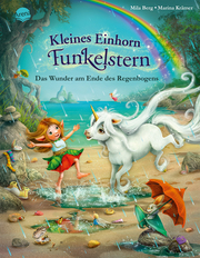 Kleines Einhorn Funkelstern (4). Das Wunder am Ende des Regenbogens - Cover