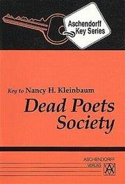 Key to Nancy H Kleinbaum: Dead Poets Society