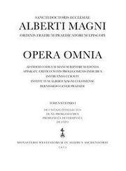 Opera Omnia / Super Dionysium. De divinis nominibus - Cover