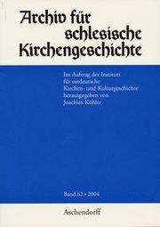 Archiv für Schlesische Kirchengeschichte - Cover
