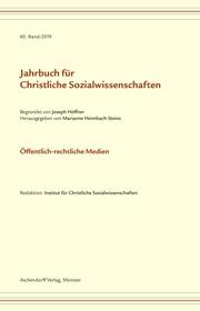 Jahrbuch für christliche Sozialwissenschaften / Öffentlich-rechtliche Medien