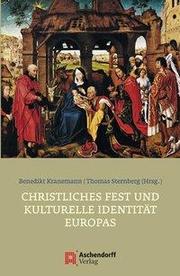Christliches Fest und kulturelle Identität Europas - Cover