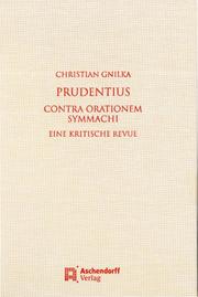 Prudentius - Contra orationem Symmachi