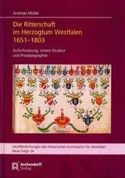 Die Ritterschaft im Herzogtum Westfalen 1651-1803 - Cover