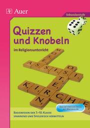 Quizzen und Knobeln im Religionsunterricht - Cover