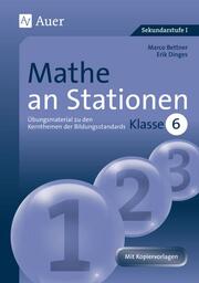 Mathe an Stationen 6 - Cover