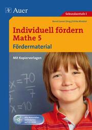 Individuell fördern Mathe 5, Fördermaterial - Cover