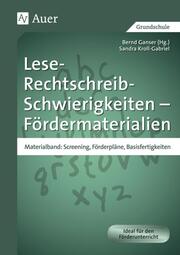 Lese-Rechtschreib-Schwierigkeiten - Fördermaterialien - Cover