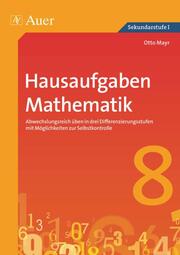 Hausaufgaben Mathematik Klasse 8 - Cover