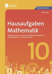 Hausaufgaben Mathematik Klasse 10 - Cover