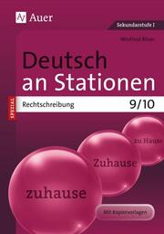 Deutsch an Stationen spezial Rechtschreibung 9-10 - Cover