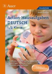 Action-Hausaufgaben Deutsch - 1./2. Klasse - Cover