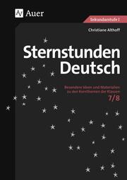 Sternstunden Deutsch, Klasse 7/8 - Cover