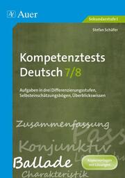 Kompetenztests Deutsch 7/8 - Cover