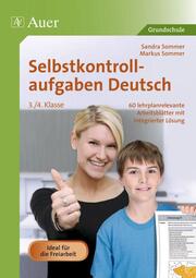 Selbstkontrollaufgaben Deutsch - 3./4. Klasse
