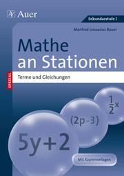 Mathe an Stationen Spezial: Terme und Gleichungen - Cover
