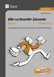 Die Schnelle Stunde Sport Klasse 3/4 - Cover
